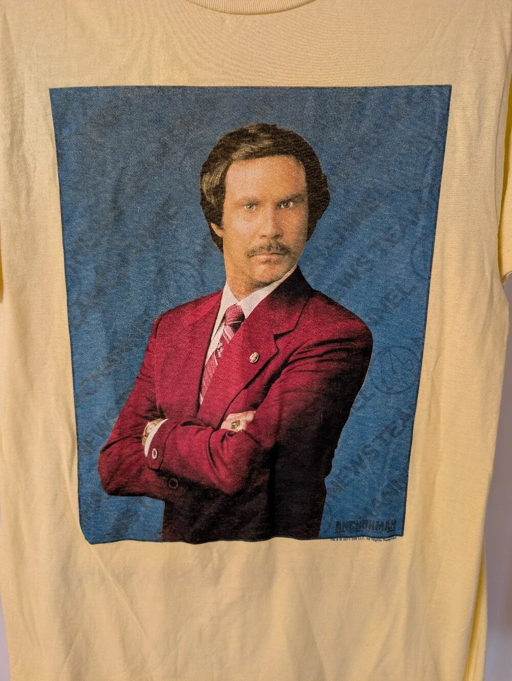 Will ferrell - Ron Burgundy - Paramount Pictures promotional t-shirt (Medium) - Picture 2 of 7